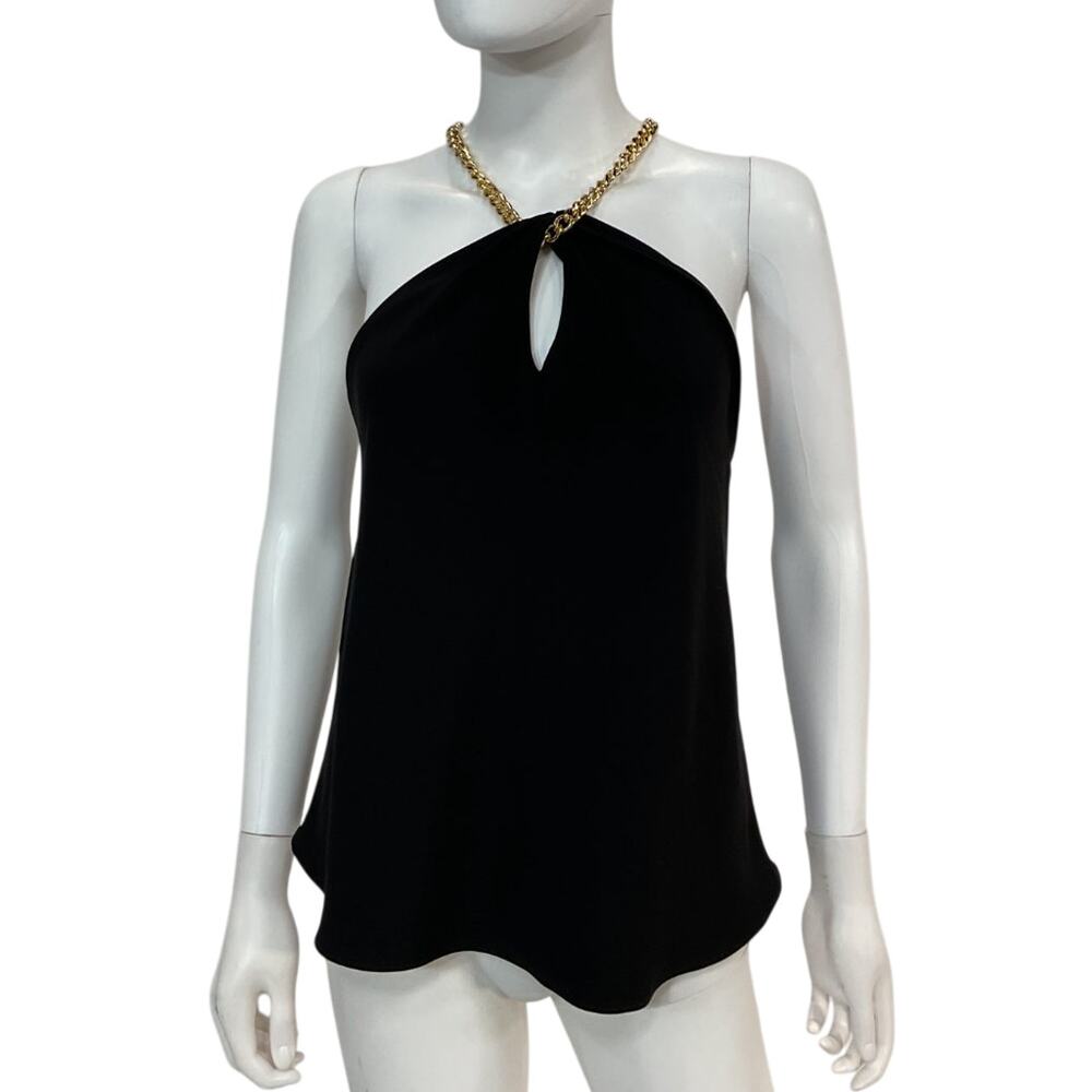 Amanda Uprichard Chic Black Wanda Top Size S - Picture 2 of 5